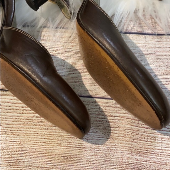 Cole Haan brown leather heels size 8.5 - Picture 5 of 7